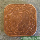 Монета 5 центов, 2004 (u)-2012(u), Суринам (магнетик)