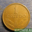 Монета 1 эскудо, 1969-1979, Португалия
