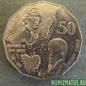 Монета 50 центов, 1998, Австралия