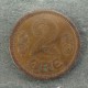 Монета 2 оре, 1913-1917, Дания (бронза)