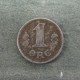 Монета 1 оре, 1918, Дания (железо)