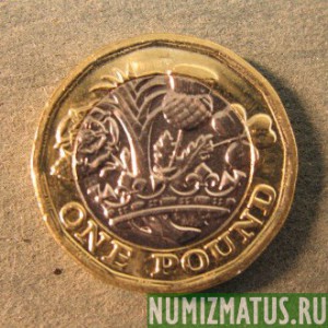 Монета 1 фунт, 2016-2017, Великобритания