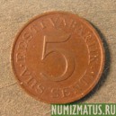 Монета 5 сенти, 1931, Эстония