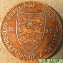 Монета 1/12 шилинга, 1911-1923, Джерси