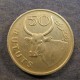 Монета 50 бутут, 1971 , Гамбия