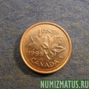 Монета 1 цент, 1997-2003, Канада