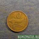 Монета 10 ауру, 1981, Исландия