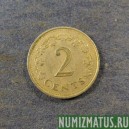 Монета 2 цента , 1972-1982,  Мальта