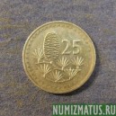 Монета 25 милс, 1963-1982, Кипр