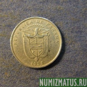 Монета 1/10 бальбао, 1996-2008, Панама