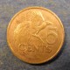 Монета 5 центов, 1976-2010, Тринидат и Табаго