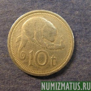 Монета  10 тое, 1975-2006, Папуа Новая Гвинея