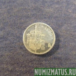 Монета 1 песета, 1989-2000, Испания
