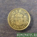 Монета 10 песет, 1983-1985,  Испания