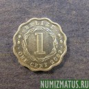 Монета 1 цент. 1976-2002, Белиз