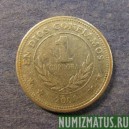 Монета 1 кордоба, 1997-2000, Никарагуа