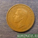 Монета 1/2 пенни, 1937-1948, Великобритания
