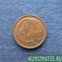 Монета 1 цент, 1966-1984, Австралия