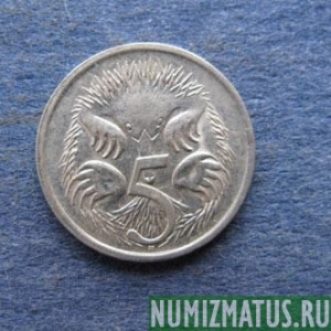 Монета 5 центов, 1985-1998, Австралия