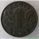 Монета 1 сент, 1929, Эстония
