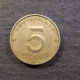 Монета 5 пфенингов, 1952-1953, ГДР
