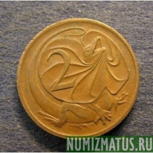 Монета 2 цента, 1966-1984, Австралия