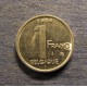 Монета 1 франк, 1994-2000, Бельгия (BELGIQUE)