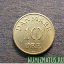 Монета 10 оре, 1948(h) N,S -1955(h) N,S, Дания